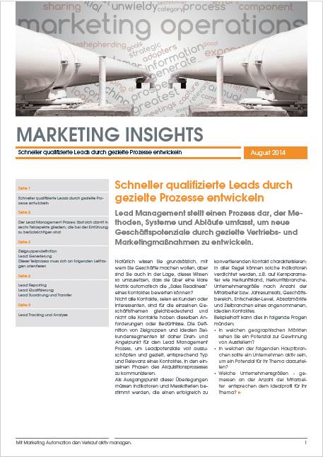 Cover Schneller qualifizierte Leads