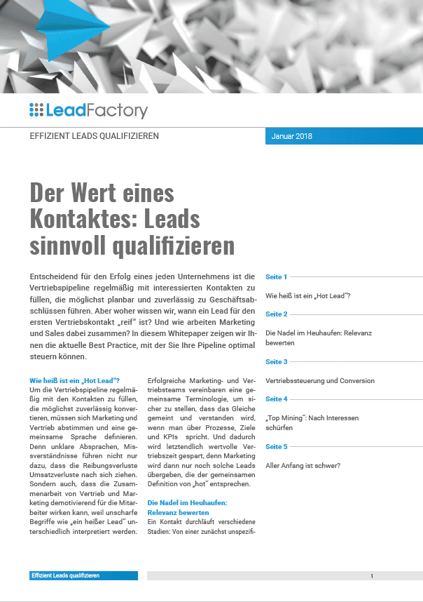 Cover Was ist ein Lead